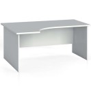 Rohový kancelársky pracovný stôl PRIMO FLEXI, 1600 x 1200 mm, biela, ľavý