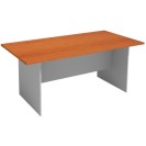 Rokovací stôl PRIMO FLEXI 1800 x 900 mm, hranatý, sivá / čerešňa