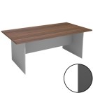 Rokovací stôl PRIMO FLEXI, 2000 x 1000 mm, hranatý, biela/grafitová