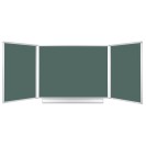Roztváracia zelená tabuľa pre popis kriedou, keramická / magnetická, 3000 x 1000 mm