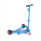 Ručný vozík na prevážanie sudov, nosnosť 550 kg, plné kolesá