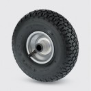 Samostatné koleso s dušou 260 mm, kovový disk, čierne pneu