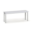 Šatníková lavica, sedák - lamino, dĺžka 1000 mm, sivá