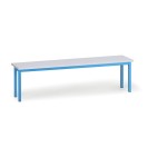 Šatníková lavica, sedák - lamino, dĺžka 1500 mm, modrá