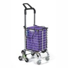 Schodišťový skládací nákupní vozík, nosnost 30 kg