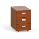 Schreibtischcontainer, Rollcontainer PRIMO, 3 Schubladen, Kirschbaum