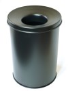 Selbstlöschender Abfallbehälter, 18 l, schwarz