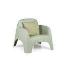 Sessel BOW aus Kunststoff, grün