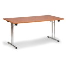 Skládací konferenční stůl FOLD, 1600x800 mm, dezén třešeň