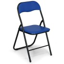 Skladacia konferenčná stolička BRIEFING 4+2 ZADARMO, modrá