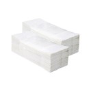 Skladané papierové uteráky, dvojvrstvové, 3200 ks, biele