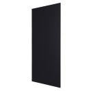 Skleněná magnetická tabule na zeď, 780 x 480 mm, černá