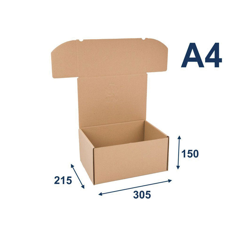 Štandardizované krabice na tlačoviny A4, 305 x 215 x 150 mm, 20 ks