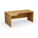 Stół biurowy ergonomiczny PRIMO Classic, 1800 x 1200 mm, lewy, buk