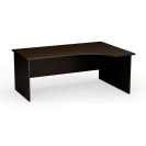Stół biurowy ergonomiczny PRIMO Classic, 1800 x 1200 mm, prawy, wenge