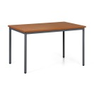 Stół do jadalni TRIVIA, ciemnoszara konstrukcja, 1200 x 800 mm, czereśnia