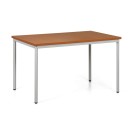 Stół do jadalni TRIVIA, jasnoszara konstrukcja, 1200 x 800 mm, czereśnia