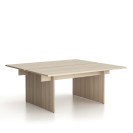 Stôl double SOLID, 1800 x 1650 x 743 mm, dub prírodný