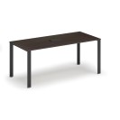 Stôl INFINITY 1800 x 900 x 750, wenge + stolná zásuvka TYP I, čierna