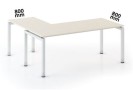 Stôl PRIMO SQUARE 1800 x 1800 mm, orech
