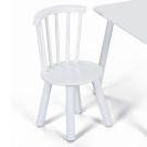Stolik dziecięcy z 2 krzesłami CLASSIC, biały