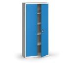 Szafa metalowa, 1950x920x400 mm, 4 półki, szary/niebieski