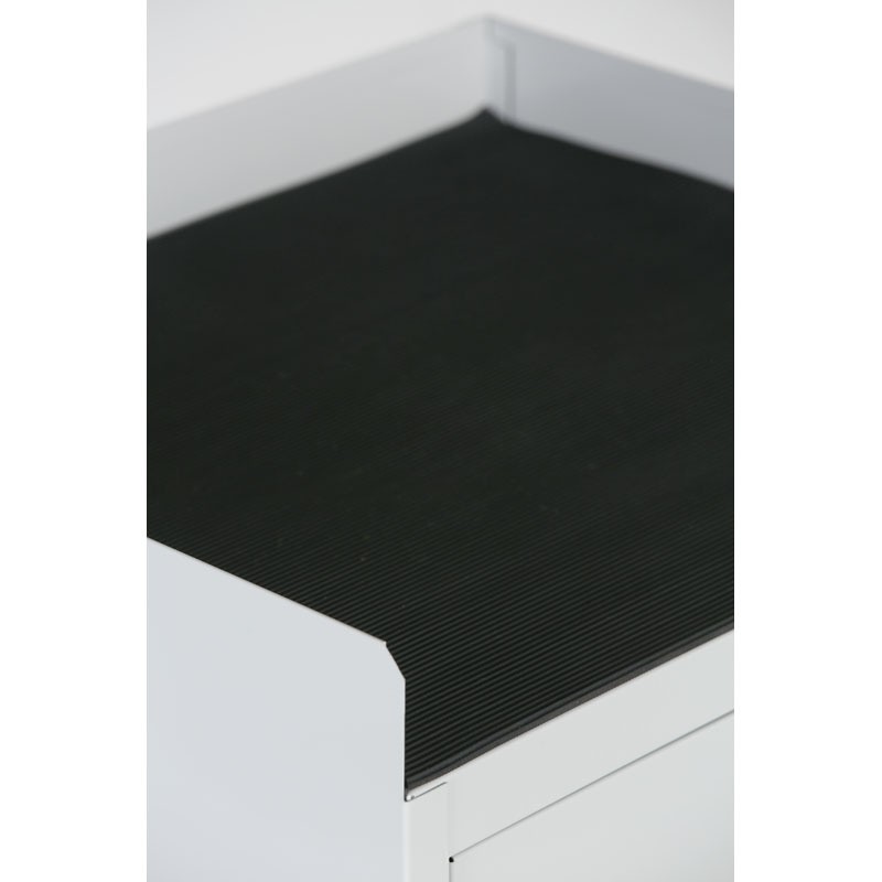 Szafka warsztatowa na narzędzia KOVONA, 3 półki, 1 szuflada, do montażu własnego, 450 x 400 x 1000 mm, szare drzwi