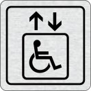 Tabuľka na dvere - Výťah invalidé