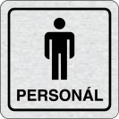 Tabuľka na dvere - WC personál muži