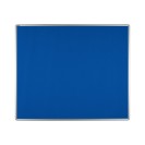 Textilná nástenka ekoTAB v hliníkovom ráme, 1200 x 900 mm, modrá