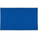 Textilní nástěnka ekoTAB v hliníkovém rámu, 2000 x 1200 mm, modrá