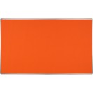 Textiltafel ekoTAB mit Alurahmen, 2000 x 1200 mm, orange