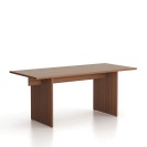 Tisch single SOLID, 1800 x 800 x 743 mm, Nussbaum