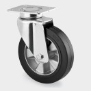 Transportné koleso s gumovým behúňom otočné 160 mm