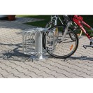 Vonkajší stojan na bicykle na zem 360°, pre 10-18 bicyklov