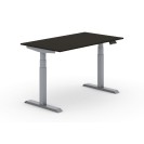 Výškově nastavitelný stůl PRIMO ADAPT, elektrický, 1400 x 800 x 625-1275 mm, wenge, šedá podnož