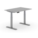 Výškovo nastaviteľný stôl PRIMO ADAPT, elektrický, 1200 x 800 x 625-1275 mm, sivá, sivá podnož