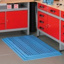 Vysokozáťažový protiúnavový podlahový rošt, 0,6 x 1,2 m, modrý