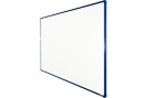 Whiteboard, Magnettafel, mit Keramikoberfläche boardOK, 1800 x 1200 mm, blauer Rahmen