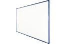 Whiteboard, Magnettafel, mit Keramikoberfläche boardOK, 2000 x 1200 mm, blauer Rahmen