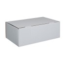 Zásilková kartonová krabice, bílá 278x216x77 mm, 25 ks