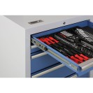 Zásuvkový dielenský box k pracovnej doske EXPERT, 4 zásuvky, 680 x 455 x 910 mm
