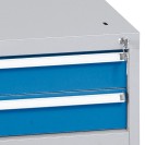 Závěsný dílenský box na nářadí k pracovním stolům do dílny WL/BL, 2 zásuvky, 565 x 580 x 280 mm