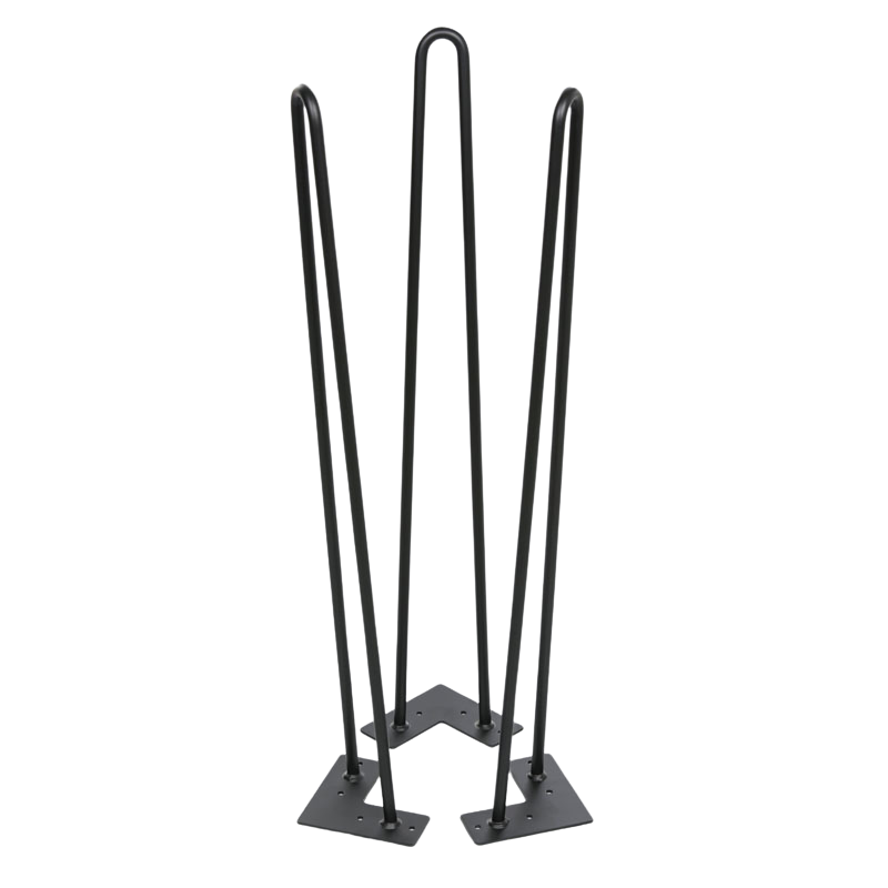 B2B Partner Tischgestell SPIDER, doppelt, 710 mm, schwarz