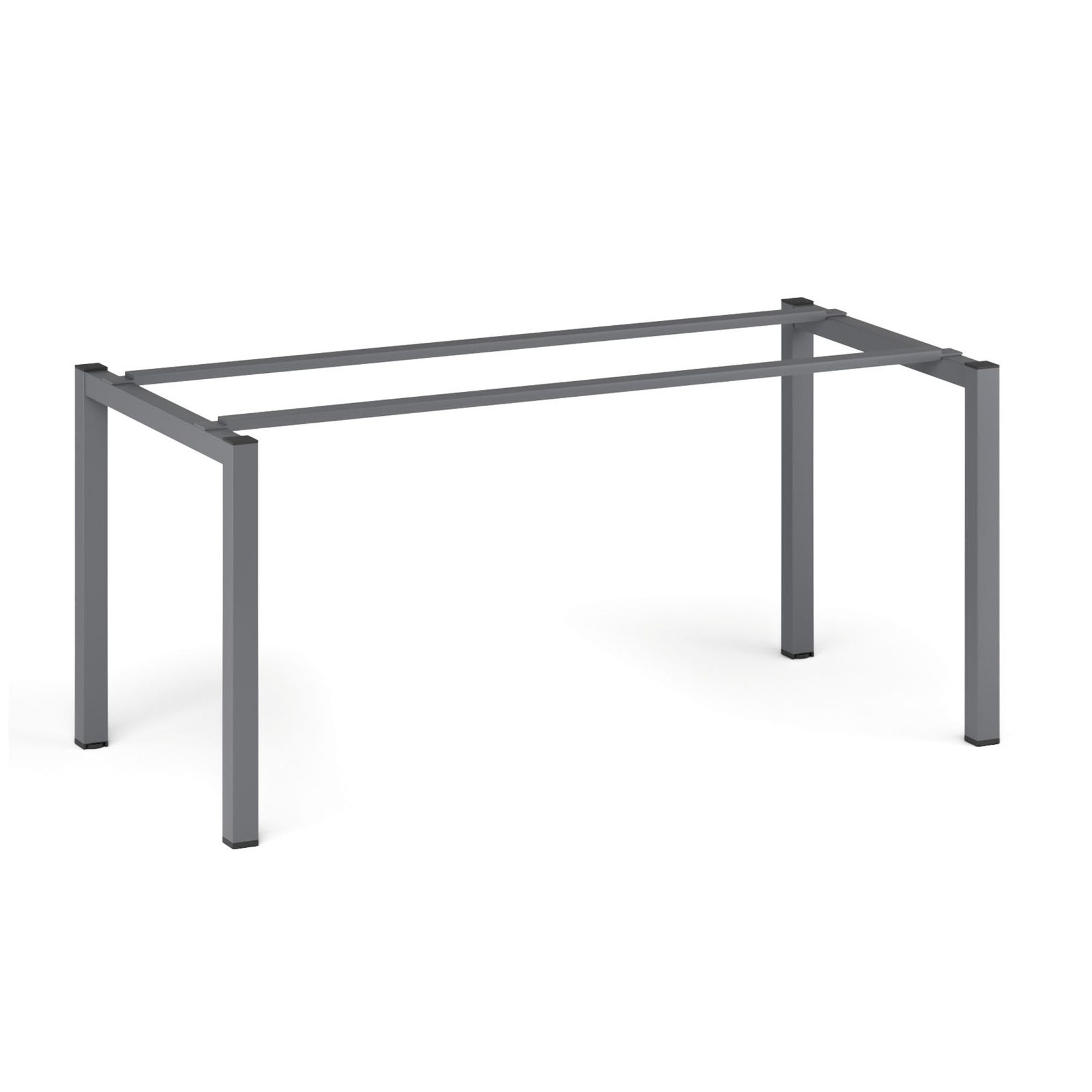 Tischgestell SQUARE, 1600 x 800 x 725 mm, schwarz
