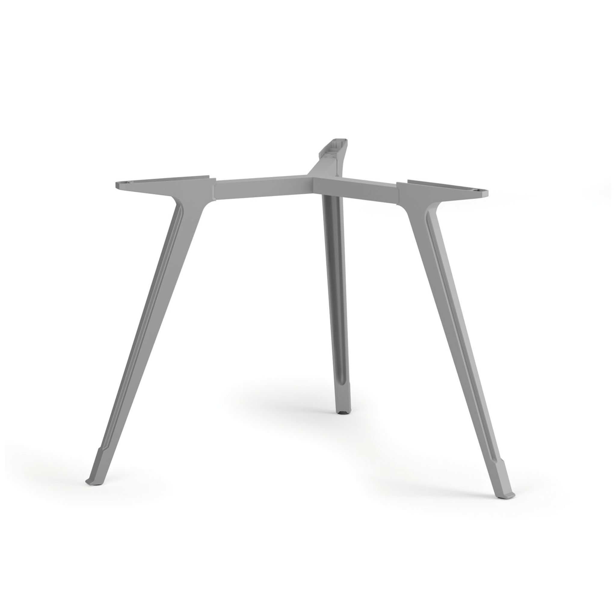 Tischgestell ZEN, 1036 x 725 mm, grau-silber