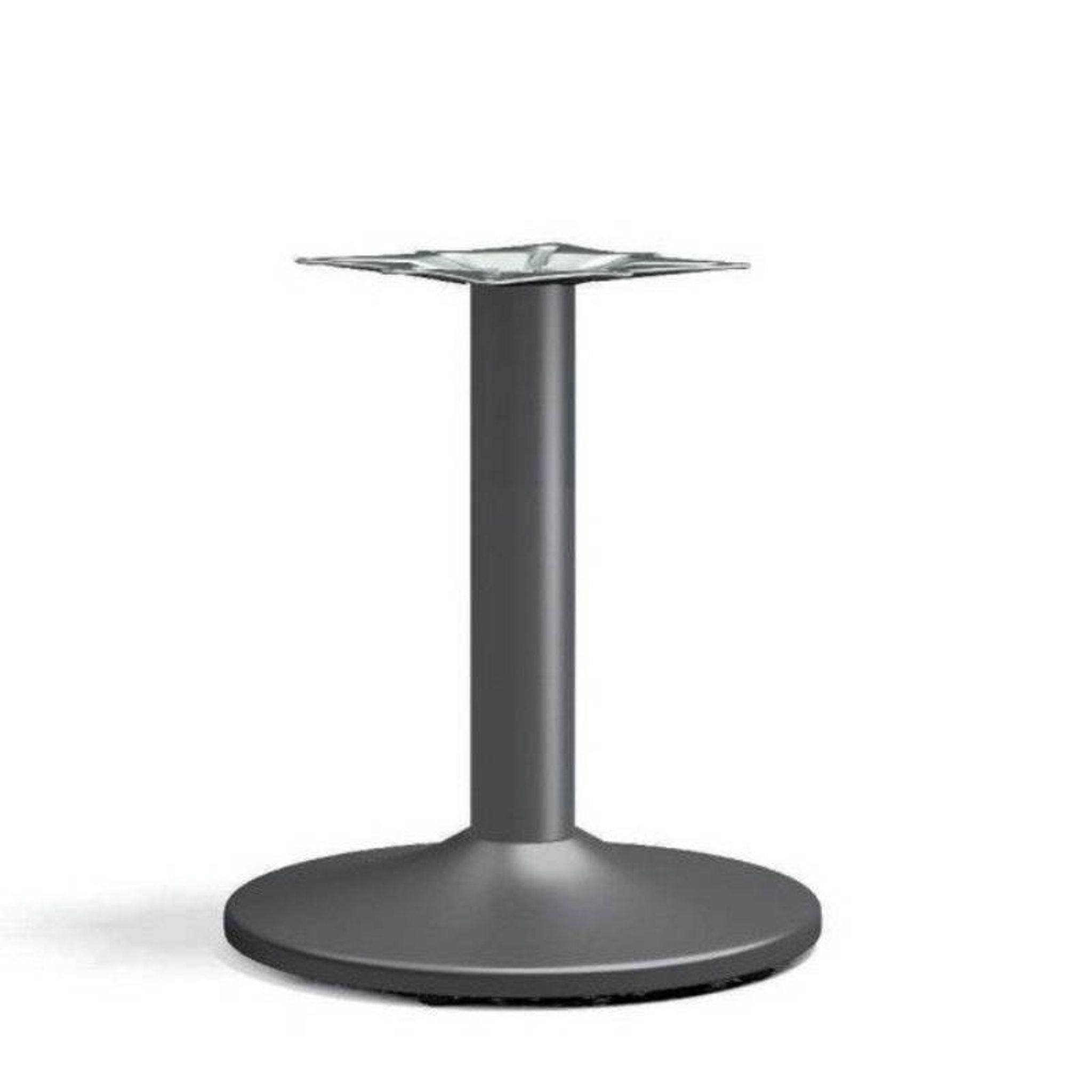Tischgestell ZEUS, niedrig, 500 x 420 mm, schwarz