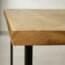 Tischplatte aus massiver Eiche, 1800 x 900 × 40 mm