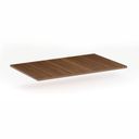 Tischplatte TRIVIA 1200 x 800 x 25 mm, Nussbaum