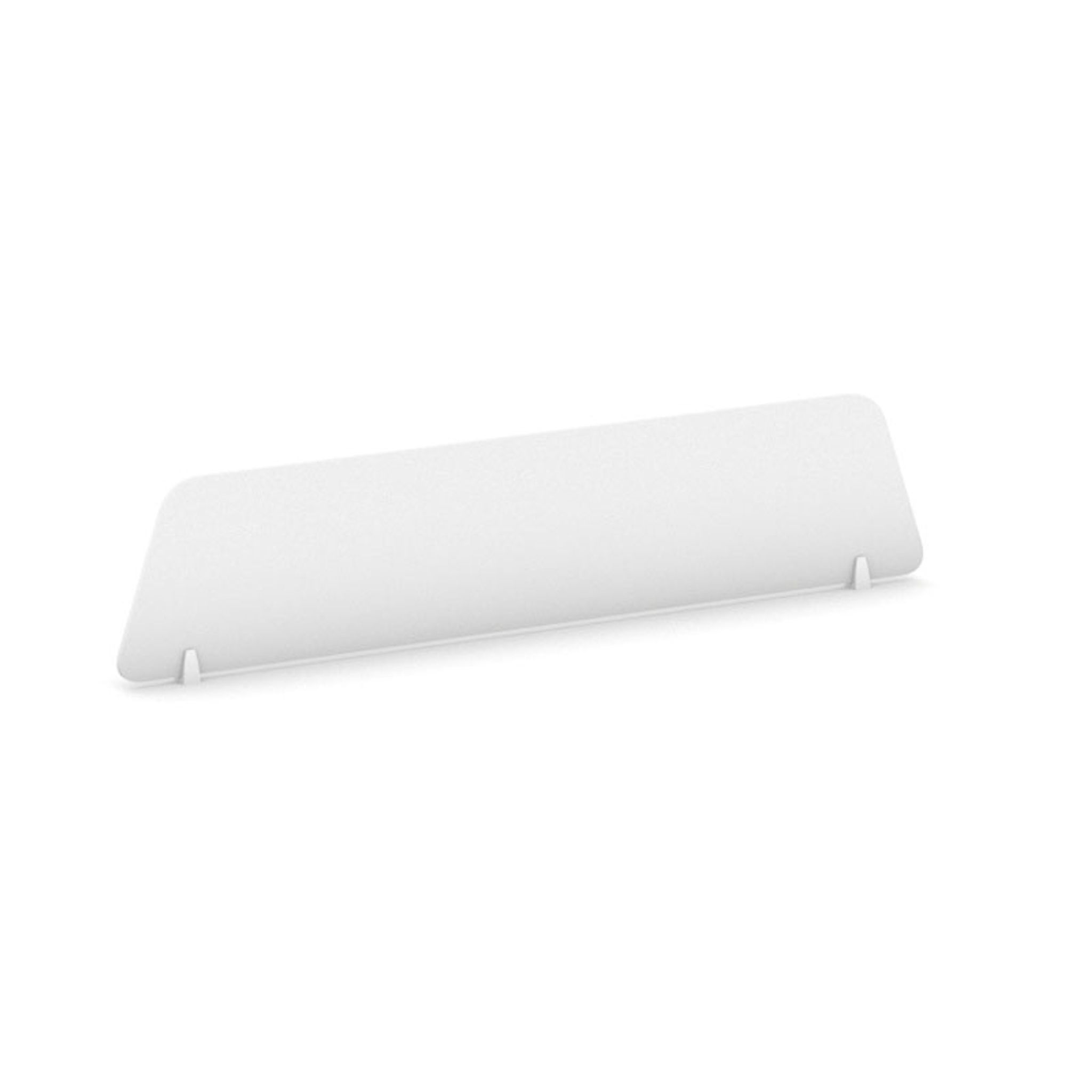 Tischtrenner MIRELLI, 1600 x 300 mm, weiß